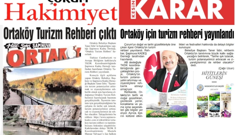 Ortaköy Şapinuva Turizm Rehberi